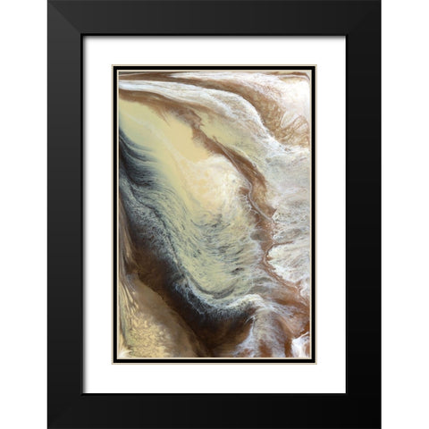 Caramel Black Modern Wood Framed Art Print with Double Matting by Kroeker, Wendy