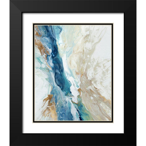 Niagara  Black Modern Wood Framed Art Print with Double Matting by Kroeker, Wendy
