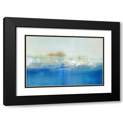 Marine Lights  Black Modern Wood Framed Art Print with Double Matting by Kroeker, Wendy