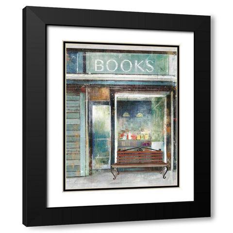 Readers Oasis Black Modern Wood Framed Art Print with Double Matting by Wilson, Aimee
