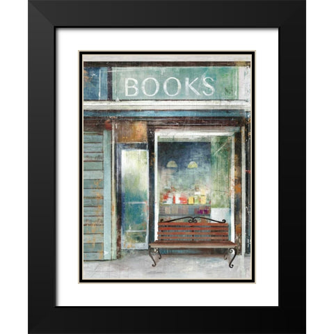 Readers Oasis Black Modern Wood Framed Art Print with Double Matting by Wilson, Aimee