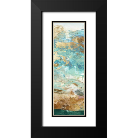 Seaside Abstract I Black Modern Wood Framed Art Print with Double Matting by Wilson, Aimee