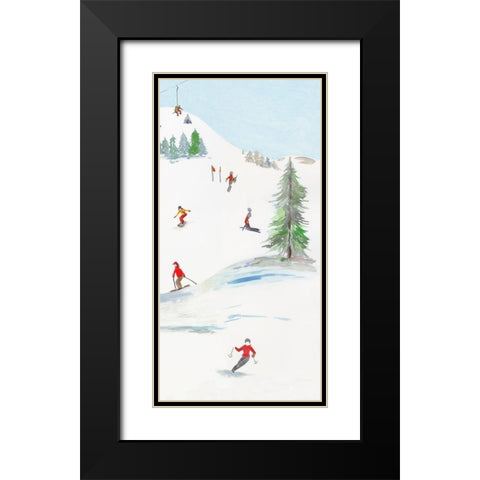 Blue Mountain III  Black Modern Wood Framed Art Print with Double Matting by Wilson, Aimee