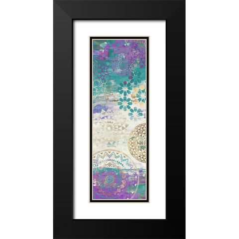 Purple Mosaic I  Black Modern Wood Framed Art Print with Double Matting by Aimee Wilson