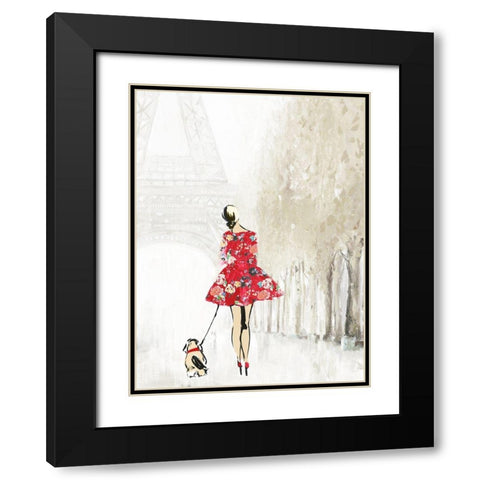 Admiration Black Modern Wood Framed Art Print with Double Matting by Wilson, Aimee