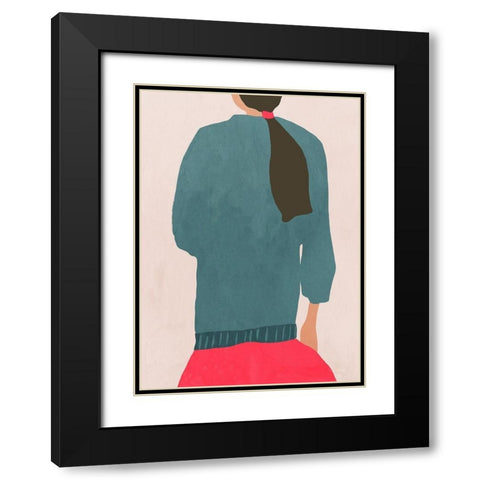 To the Next Day Black Modern Wood Framed Art Print with Double Matting by Wilson, Aimee