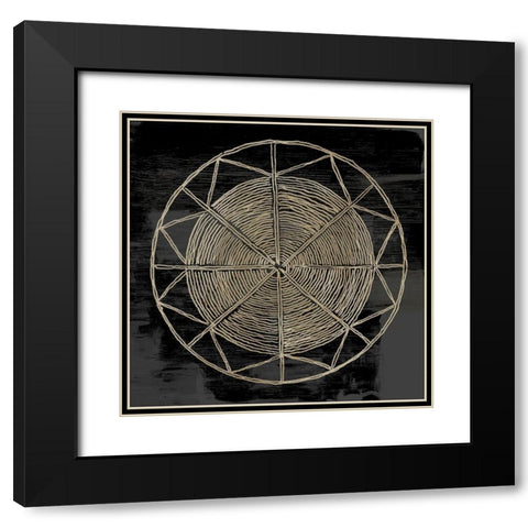 Woven Dreams I  Black Modern Wood Framed Art Print with Double Matting by Wilson, Aimee