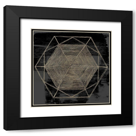 Woven Dreams II Black Modern Wood Framed Art Print with Double Matting by Wilson, Aimee