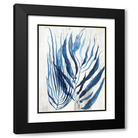 Coral Plant II Black Modern Wood Framed Art Print with Double Matting by Wilson, Aimee