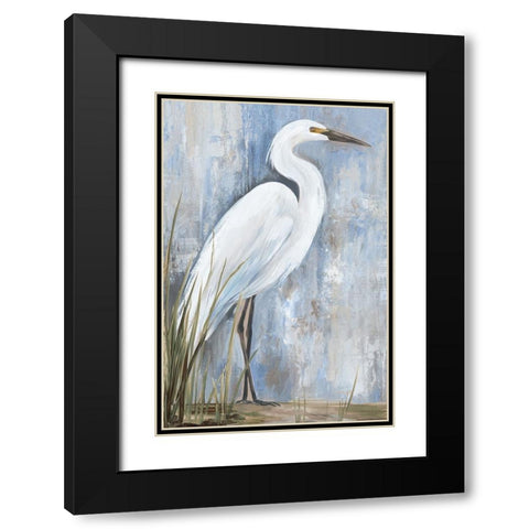 White Egert Black Modern Wood Framed Art Print with Double Matting by Wilson, Aimee