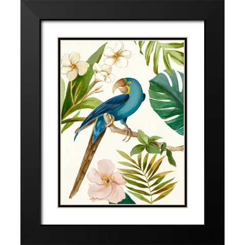 Tropical Bird II Black Modern Wood Framed Art Print with Double Matting by Wilson, Aimee