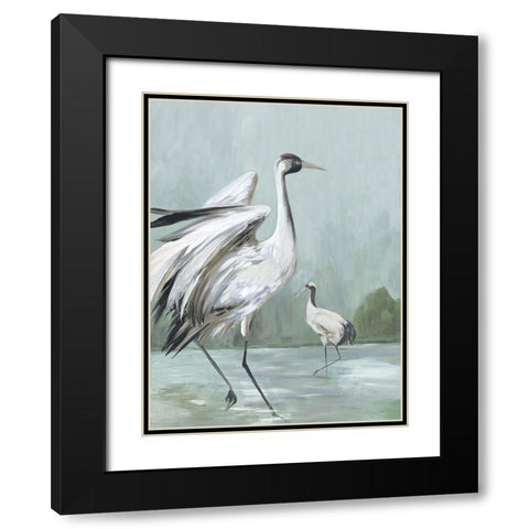 Noble Beauty II Black Modern Wood Framed Art Print with Double Matting by Wilson, Aimee