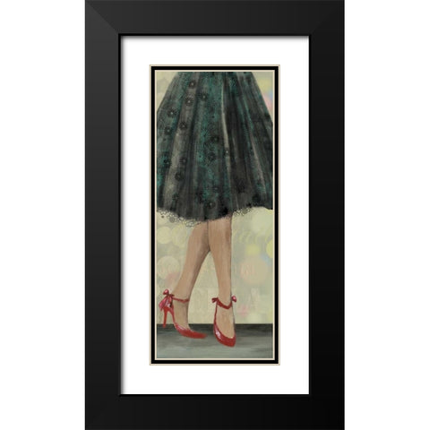 Lets Dance I Black Modern Wood Framed Art Print with Double Matting by Wilson, Aimee