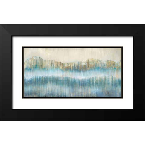 Tranquil Landscape I Black Modern Wood Framed Art Print with Double Matting by Wilde, Susan