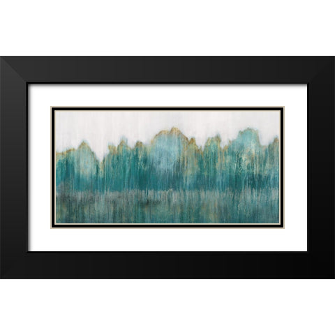 Stumbled Black Modern Wood Framed Art Print with Double Matting by Wilde, Susan