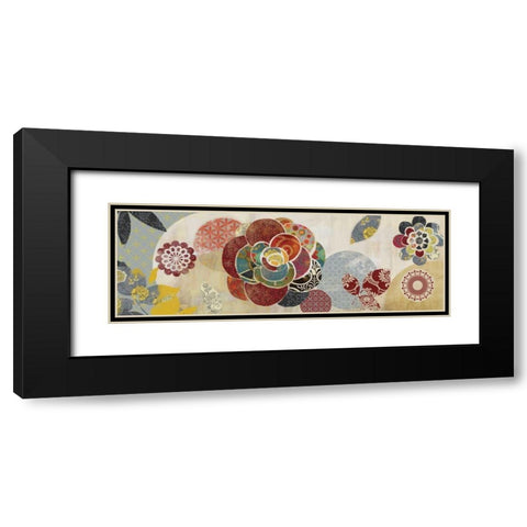 Arabesque II Black Modern Wood Framed Art Print with Double Matting by Wilson, Aimee