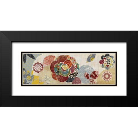 Arabesque II Black Modern Wood Framed Art Print with Double Matting by Wilson, Aimee