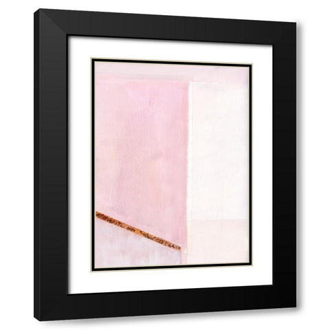In Neutral III Black Modern Wood Framed Art Print with Double Matting by Cartissi