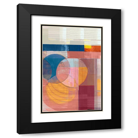 Candy Love IÂ  Black Modern Wood Framed Art Print with Double Matting by Cartissi