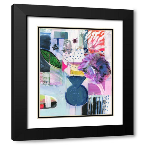 Vivid Moment II Black Modern Wood Framed Art Print with Double Matting by Cartissi
