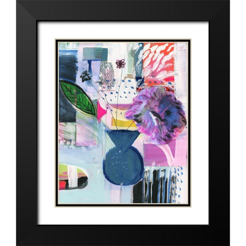 Vivid Moment II Black Modern Wood Framed Art Print with Double Matting by Cartissi