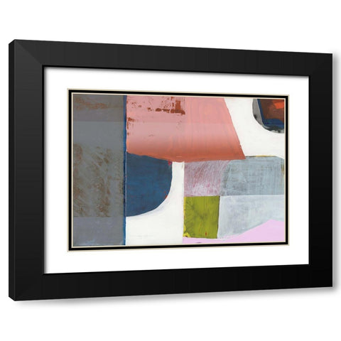Get Together  Black Modern Wood Framed Art Print with Double Matting by Cartissi