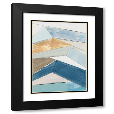 Sailors Cliffs II  Black Modern Wood Framed Art Print with Double Matting by Cartissi