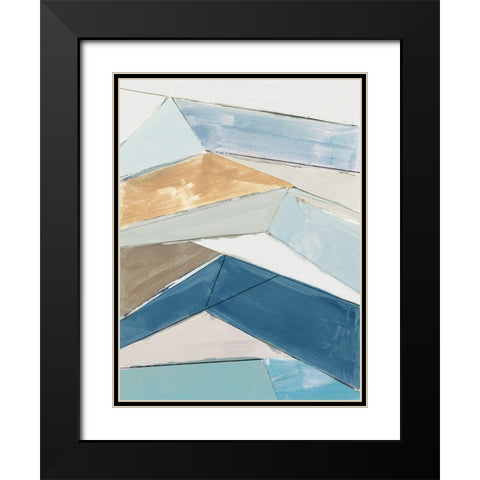Sailors Cliffs II  Black Modern Wood Framed Art Print with Double Matting by Cartissi