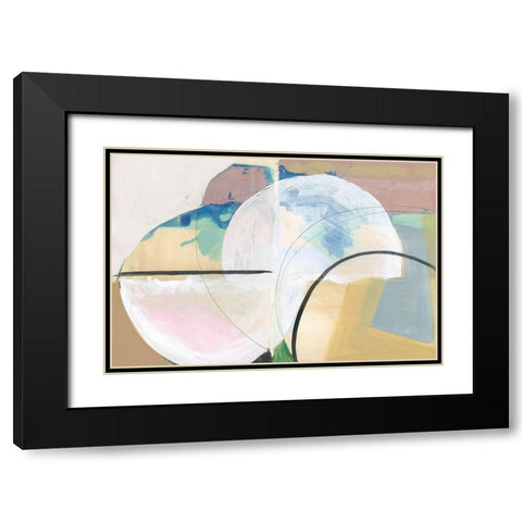 Californa Love I  Black Modern Wood Framed Art Print with Double Matting by Cartissi