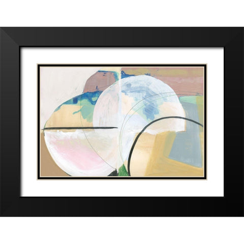 Californa Love I  Black Modern Wood Framed Art Print with Double Matting by Cartissi