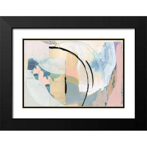 Californa Love II Black Modern Wood Framed Art Print with Double Matting by Cartissi