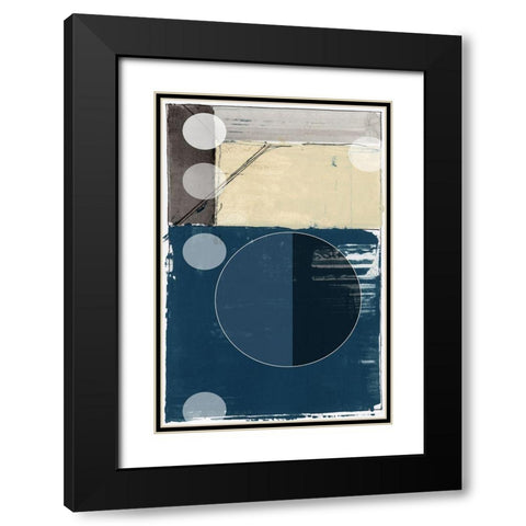 Bluff Block I  Black Modern Wood Framed Art Print with Double Matting by cartissi