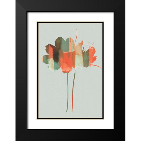 Pastel Union II  Black Modern Wood Framed Art Print with Double Matting by Cartissi