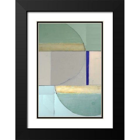 Signals I Black Modern Wood Framed Art Print with Double Matting by Cartissi