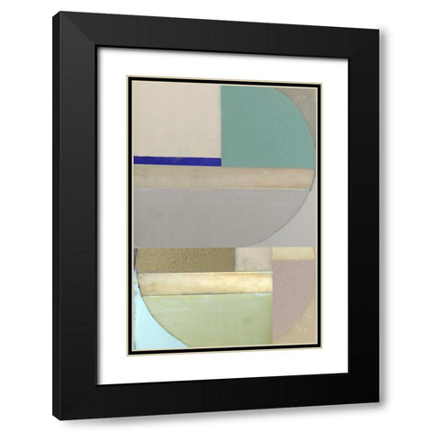 Signals II Black Modern Wood Framed Art Print with Double Matting by Cartissi