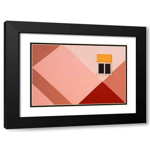 Untitled Black Modern Wood Framed Art Print with Double Matting by Schuster