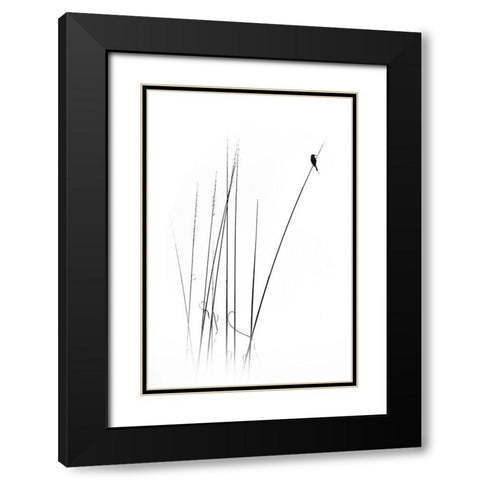 A Sabbatical Black Modern Wood Framed Art Print with Double Matting by Swapnil