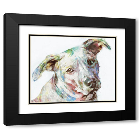 Ridgeback Black Modern Wood Framed Art Print with Double Matting by Droug, Anya