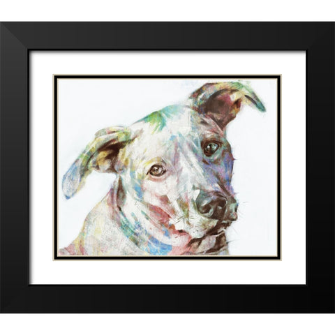 Ridgeback Black Modern Wood Framed Art Print with Double Matting by Droug, Anya