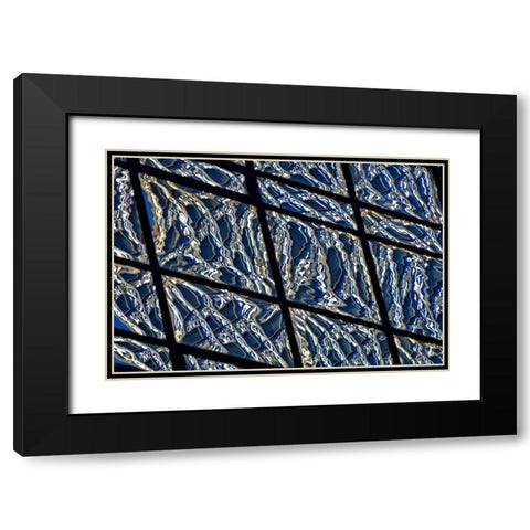 Liquid Deco Black Modern Wood Framed Art Print with Double Matting by Zimbalist, David