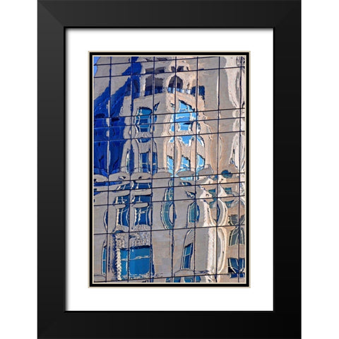 Stand In The Desert Sand Black Modern Wood Framed Art Print with Double Matting by Zumbalist, David