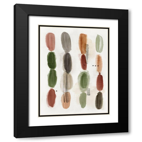 Stacked Pallets I  Black Modern Wood Framed Art Print with Double Matting by Hazel J