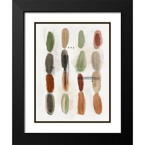 Stacked Pallets II  Black Modern Wood Framed Art Print with Double Matting by Hazel J
