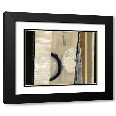 The Grey I Black Modern Wood Framed Art Print with Double Matting by Hoop, Fiona