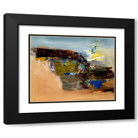 Remind Me Black Modern Wood Framed Art Print with Double Matting by Hoop, Fiona
