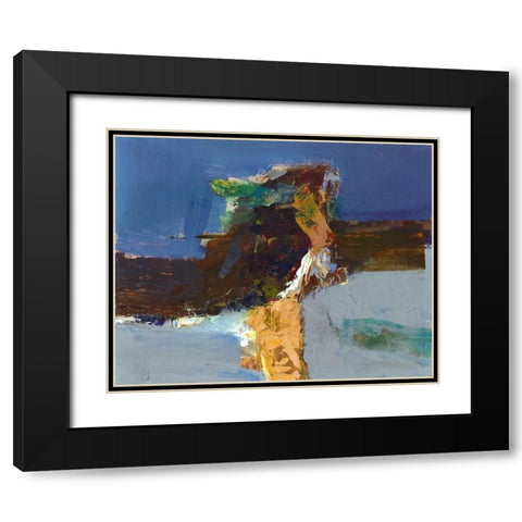 Growing by you Black Modern Wood Framed Art Print with Double Matting by Hoop, Fiona