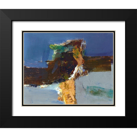Growing by you Black Modern Wood Framed Art Print with Double Matting by Hoop, Fiona