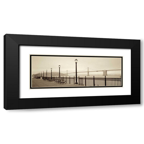 San Fran I Black Modern Wood Framed Art Print with Double Matting by Rezzonico, Carlo