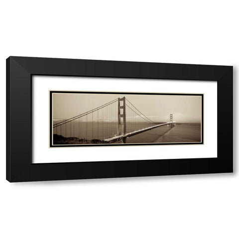San Fran II Black Modern Wood Framed Art Print with Double Matting by Rezzonico, Carlo
