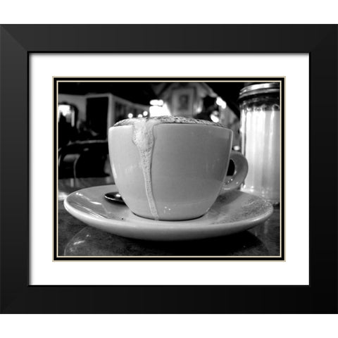The Perfect Cup Black Modern Wood Framed Art Print with Double Matting by Amour, Scott